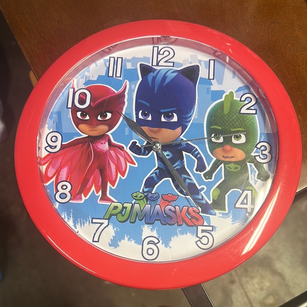 PJ Masks Analog Wall Clock